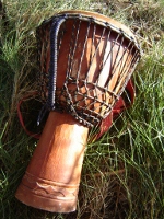 African djembe hand drum